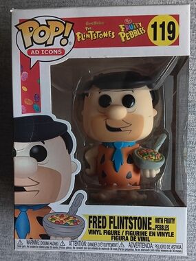 Funko Fred Flintstone Pop! Vinyl Figure in Orange and Blue (119)
